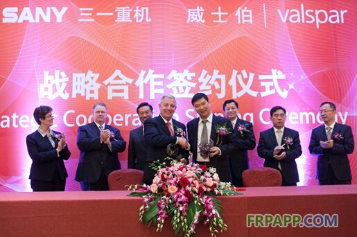 強(qiáng)強(qiáng)聯(lián)合新發(fā)展  互利共進(jìn)贏(yíng)未來(lái)--威士伯與三一重機(jī)簽訂戰(zhàn)略合作協(xié)議-復(fù)合材料應(yīng)用